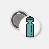 Flasche Magnet (Vorderseite/Rückseite)