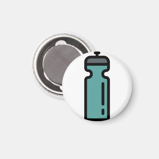 Flasche Magnet (Vorderseite/Rückseite)