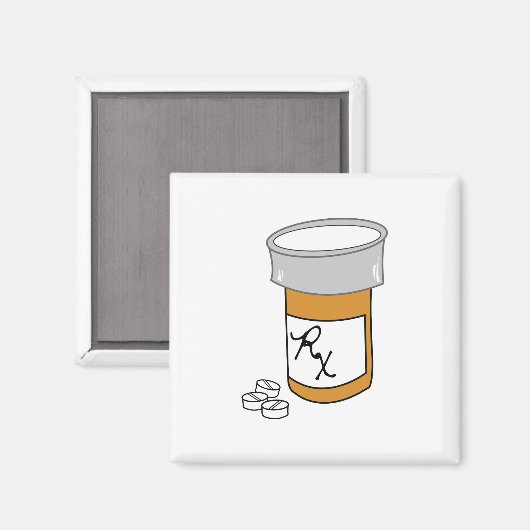 Flasche Magnet (Vorderseite/Rückseite)