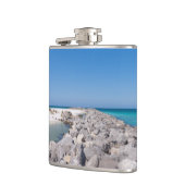 Flasche Middle Of Shell Island Jetty Flachmann (Links)