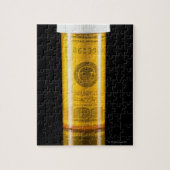 Flasche mit 100-Dollar-Schein Puzzle (Vertikal)