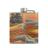 Flasche mit Bärenkunst, kundenspezifisch Flachmann (Rückseite)