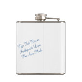 Flasche mit Bärenkunst, kundenspezifisch Flachmann (Rückseite)