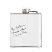 Flasche mit Bärenkunst, kundenspezifisch Flachmann (Rückseite)