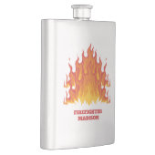 Flasche mit benutzerdefiniertem Text Flachmann (Rechts)