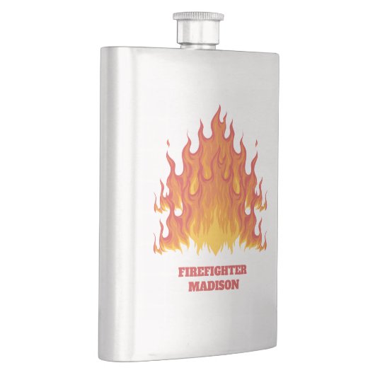 Flasche mit benutzerdefiniertem Text Flachmann (Rechts)