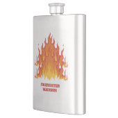 Flasche mit benutzerdefiniertem Text Flachmann (Links)