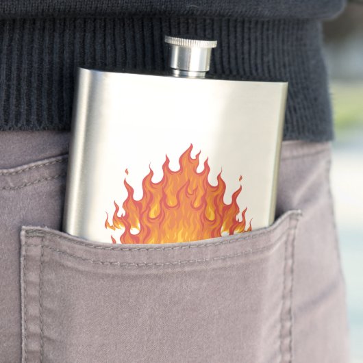 Flasche mit benutzerdefiniertem Text Flachmann (Beispiel)