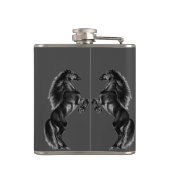 Flasche mit benutzerdefiniertem Text für aufrechte Flachmann (Rückseite)