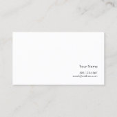 Flasche mit beruflichem Reinigungs-Spray Visitenkarte (Rückseite)