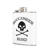 Flasche mit der Marke Buccaneer Flachmann (Links)