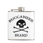 Flasche mit der Marke Buccaneer Flachmann (Vorderseite)