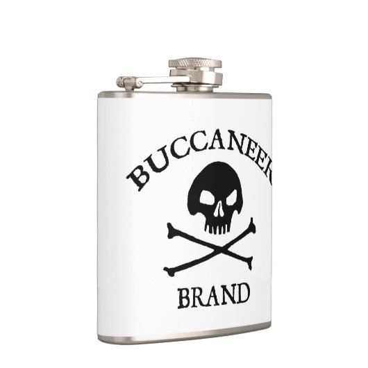 Flasche mit der Marke Buccaneer Flachmann (Rechts)