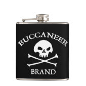 Flasche mit der Marke Buccaneer Flachmann (Vorderseite)