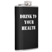 Flasche mit dunklem Humor von Skullnskin / J. H. T Flachmann (Rechts)