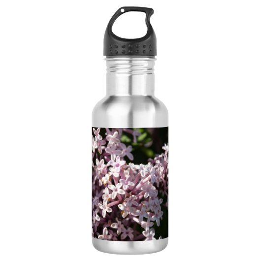 Flasche mit Duschwasser Lilac Edelstahlflasche (Vorderseite)