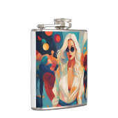 Flasche mit einer Lady Flachmann (Rechts)