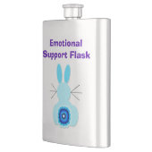 Flasche mit emotionaler Unterstützung Flachmann (Links)