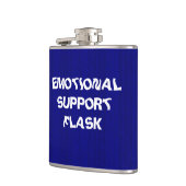 Flasche mit emotionaler Unterstützung Flachmann (Links)