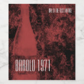 Flasche mit Etikett (Einzelnes Label)