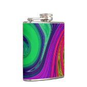 Flasche mit Farbschlauch Flachmann (Rechts)