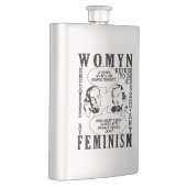 Flasche mit feministischem Spaß Flachmann (Rechts)
