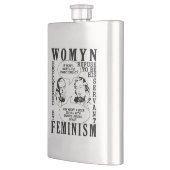 Flasche mit feministischem Spaß Flachmann (Links)