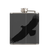 Flasche mit fliegendem Adler mit benutzerdefiniert Flachmann (Rückseite)