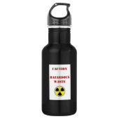 Flasche mit gefährlichen Abfällen Edelstahlflasche (Vorderseite)