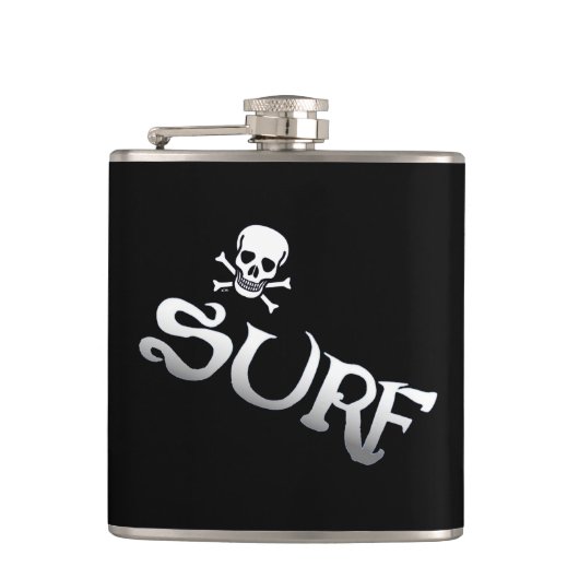 Flasche mit gekacheltem Sessel Flachmann (Vorderseite)