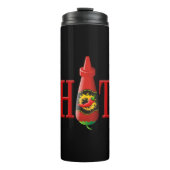 Flasche mit heißer Soße (Vorderseite)