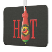 Flasche mit heißer Soße Autolufterfrischer (Links)