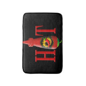 Flasche mit heißer Soße Badematte (Vorderseite Vertikal)