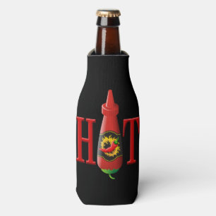 Flasche mit heißer Soße Flaschenkühler