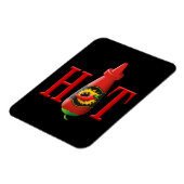 Flasche mit heißer Soße Magnet (Linke Seite)