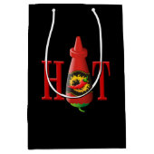 Flasche mit heißer Soße Mittlere Geschenktüte (Vorderseite)