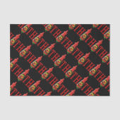 Flasche mit heißer Soße Seidenpapier (Vorderseite)