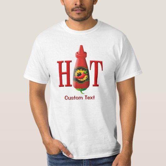 Flasche mit heißer Soße T-Shirt (Vorderseite)