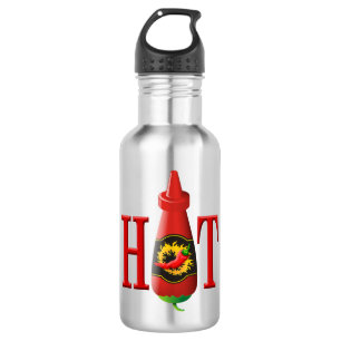 Flasche mit heißer Soße Trinkflasche