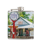 Flasche mit historischem Oark Flachmann (Vorderseite)