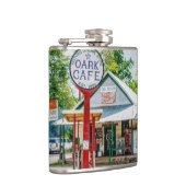 Flasche mit historischem Oark Flachmann (Rechts)