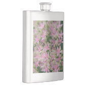 Flasche mit hübsch rosa tropischen Blume Flachmann (Rechts)