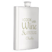 Flasche mit individuelle Name zu Weinangebot Flachmann (Rechts)