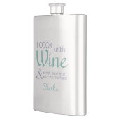 Flasche mit individuelle Name zu Weinangebot Flachmann (Links)