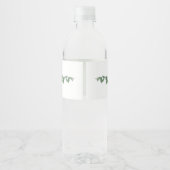 Flasche mit individuellem Etikett (Rückseite)