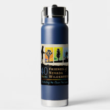 Flasche mit isoliertem Wasser (40. Jubiläum)