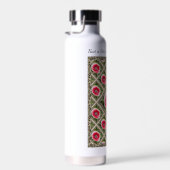 Flasche mit isoliertem Wasser mit roten und weißen (Rechts)