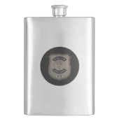 Flasche mit K9-Referenten Flachmann (Vorderseite)