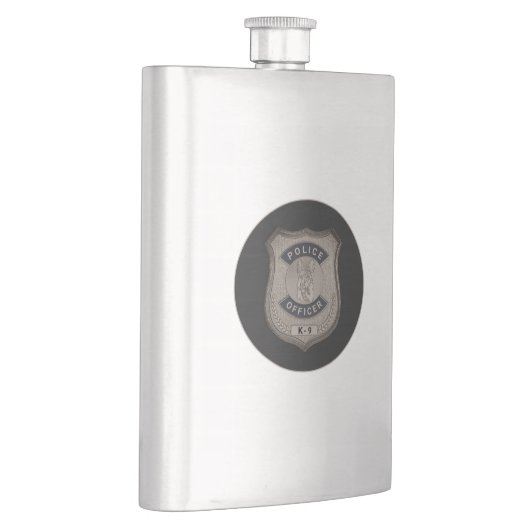 Flasche mit K9-Referenten Flachmann (Rechts)