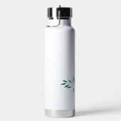 Flasche mit klassischer Blume. (rechts)